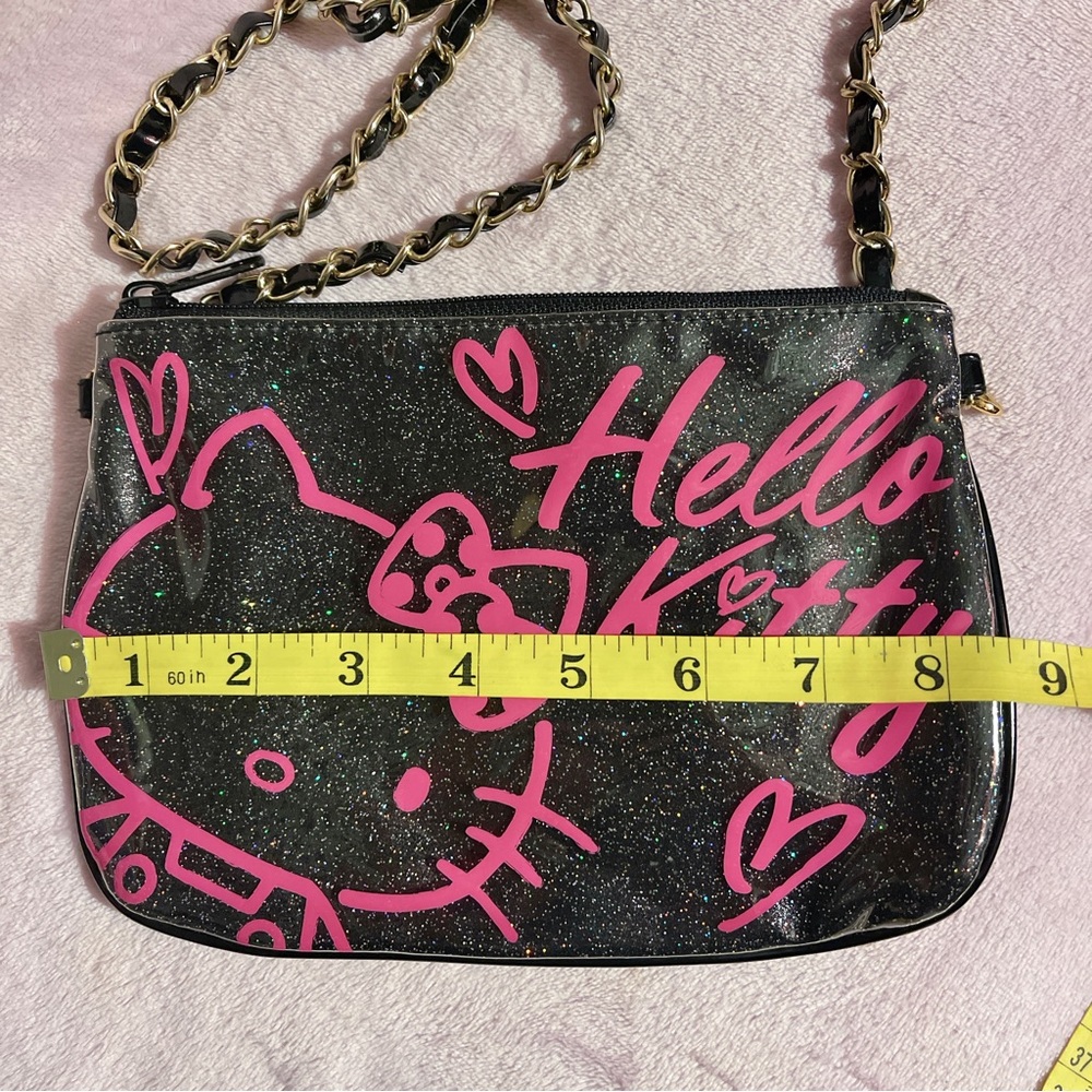 🎉HP!🎉 Sanrio Vivitix Hello Kitty Glitter Crossbody Bag - Picture 10 of 11